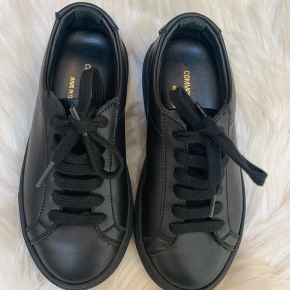 Kids Common Projects sneakers black unisex 27 - Picture 3 of 5